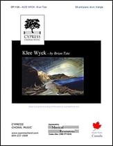 Klee Wyck SA choral sheet music cover